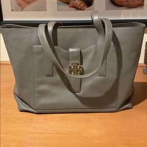 Tory Burch leather shoulder tote bag
